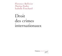 Droit des crimes internationaux