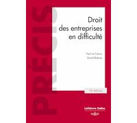 Droit des entreprises en difficulté. 10e éd.