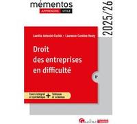 Droit des entreprises en difficulté Laurence Caroline Henry (Auteur), Laetitia Antonini-Cochin (Auteur)