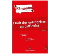 Droit Des Entreprises En Difficulté - Memento Dalloz Série Droit Privé 11e Édition