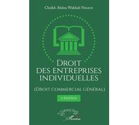 Droit des entreprises individuelles (Droit commercial général) 2ème édition Commerçant, Entreprenant, Bail à usage professionnel, Fonds de commerce, Vente commerciale, Commerce électronique - Cheikh A