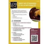 Droit Des Étrangers Et De La Nationalité