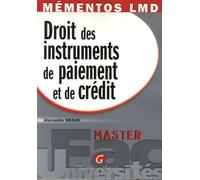 Droit Des Instruments De Paiement Et De Crédit