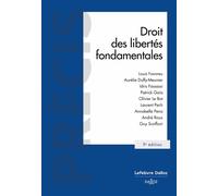 Droit des libertés fondamentales 9ème édition - Louis Favoreu - Dalloz - broché - Etude