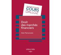 Droit des marchés financiers - Alain Pietrancosta - Dalloz - broché - Etude