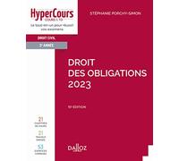 Droit des obligations 2023 15ed