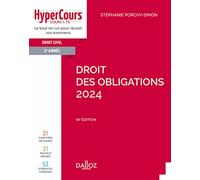 Droit des obligations 2024 16ed