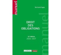 Droit des obligations (2026-2027)