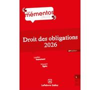 Droit des obligations 2026. 29e éd.