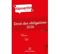 Droit des obligations 2026 29ed 29ème édition - Laetitia Tranchant - Dalloz - broché - Guide