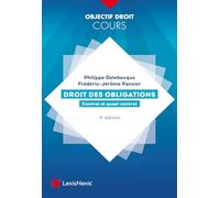 Droit des obligations: Contrat et quasi-contrat