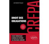Droit des obligations - CRFPA 2024 - Jean-Baptiste Hauguel - Ellipses - broché - Etude