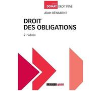 Droit Des Obligations - Domat Droit Privé 21e Édition