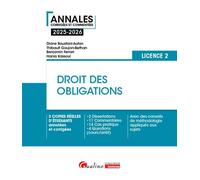 Droit des obligations - L2 3 copies réelles d'étudiants annotées et corrigées - 2 Dissertations - 11 Commentaires - 14 Cas pratique - 4 Questions (cours/arrêts). Avec des conseils de méthodologie appl