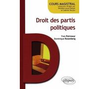 Droit des partis politiques - Yves Poirmeur - Ellipses - broché - Etude
