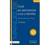 Droit Des Personnes Et De La Famille
