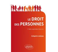 Droit des personnes - Grégoire Loiseau - Ellipses - broché - Etude