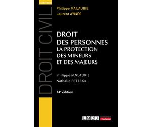 Droit des personnes La protection des mineurs et des majeurs - Philippe Delestre - Lgdj - broché - Etude