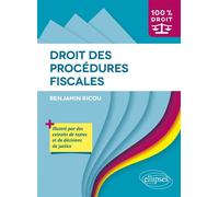 Droit des procédures fiscales - Benjamin Ricou - Ellipses - broché - Scolaire / Universitaire