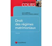 droit des regimes matrimoniaux
