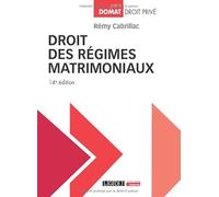 Droit des régimes matrimoniaux