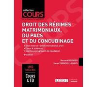 Droit des régimes matrimoniaux, du PACS et du concubinage Sarah Torricelli Chrifi (Auteur), Bernard Beignier (Auteur)