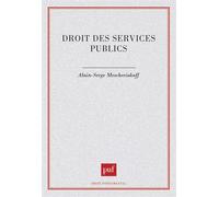 Droit des services publics - Alain-Serge Mescheriakoff - Puf - Livre