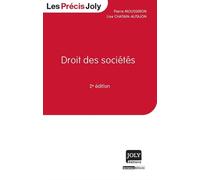 Droit des sociétés - 2ème édition - Pierre Mousseron - Gln Joly Eds - broché - Etude