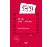Droit des sociétés - 9e ed.