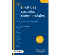 Droit Des Sociétés Commerciales