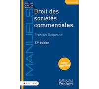 Droit des sociétés commerciales