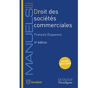 Droit des sociétés commerciales