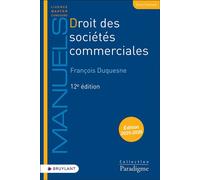 Droit des sociétés commerciales
