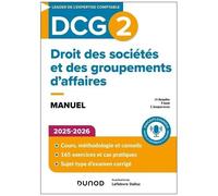 Droit Des Sociétés Et Des Groupements D'affaires Dcg 2 - Manuel