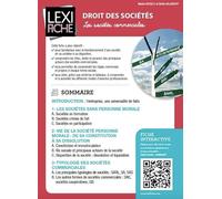 Droit des sociétés: Les sociétés commerciales