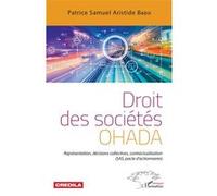 Droit des sociétés OHADA Patrice Samuel Aristide Badji (Auteur)