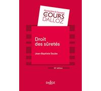 Droit des sûretés 10ed - Cours