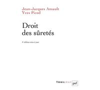 Droit des sûretés Jean-Jacques Ansault (Auteur), Yves Picod (Auteur)