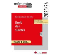 Droit des sûretés: Intègre les dispositions de la loi du 30 avril 2025 sur le nantissement d'actifs numériques (2024-2025)