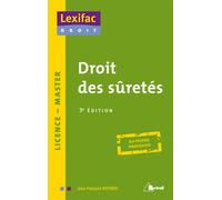 Droit des sûretés - Jean-François Riffard - Bréal - broché - Etude