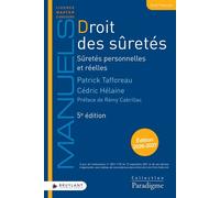 Droit des sûretés - Sûretés personnelles et réelles - Patrick Tafforeau - Bruylant - broché - Etude