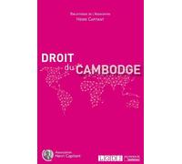 Droit du cambodge - Collectif - Lgdj - broché - Etude