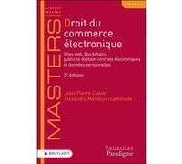 Droit du commerce électronique 2ed - Sites web, blockchains, publicité digitale, contrats électroniques et données personnelles Jean-Pierre Clavier (Auteur), Alexandra Mendoza-Caminade (Auteur)