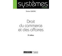 Droit du commerce et des affaires 5e edition - Didier Guével - Lgdj - broché - Etude