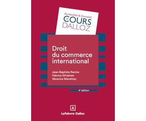 Droit du commerce international. 4e éd.