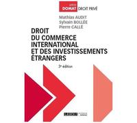Droit Du Commerce International Et Des Investissements Étrangers