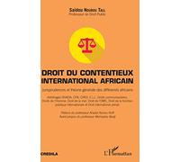 Droit du contentieux international africain – Jurisprudences et théorie des différends africains