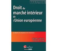 Master Droit du marché intérieur de l'Union européenne. Les libertés de circulation et de