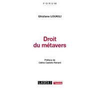 Droit du métavers Chronique de l'avènement d'un nouvel espace-temps, entre disruption et continuité du droit du numérique - Ghizlane Loukili - Lgdj - broché - Etude