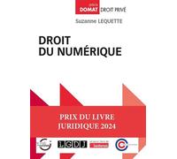 Droit du numérique - Suzanne Lequette - Lgdj - broché - Etude